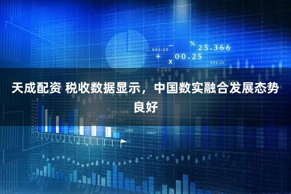 天成配资 税收数据显示，中国数实融合发展态势良好